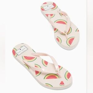Kate Spade Fiji Watermelon Flip Flops size 8